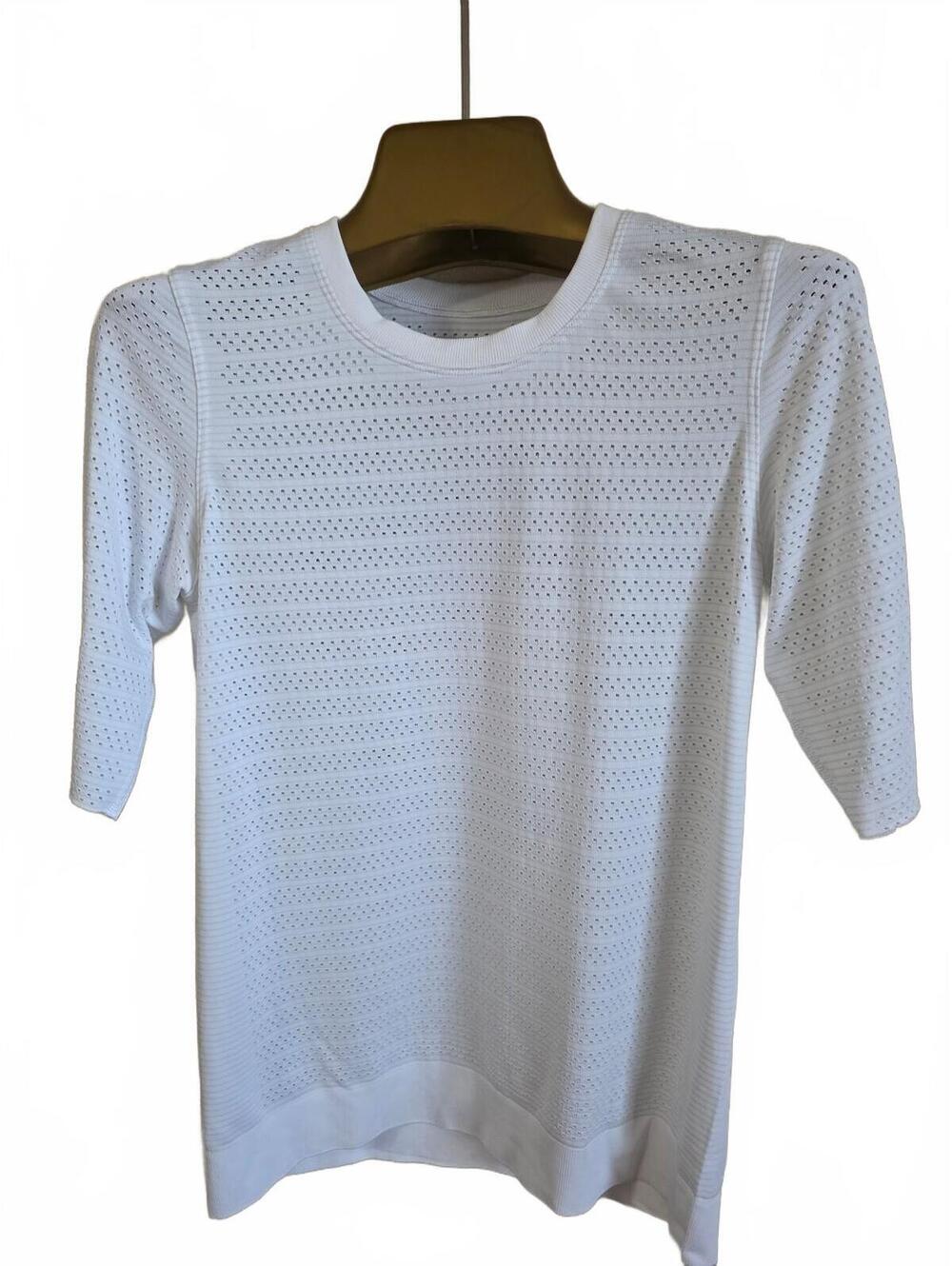 Lululemon Breeze White Short Sleeve Shirt